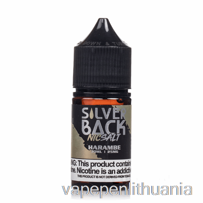 Harambe – Sidabragalvių Sulčių Bendradarbis. Druskos - 30ml 45mg Vape Skysčio